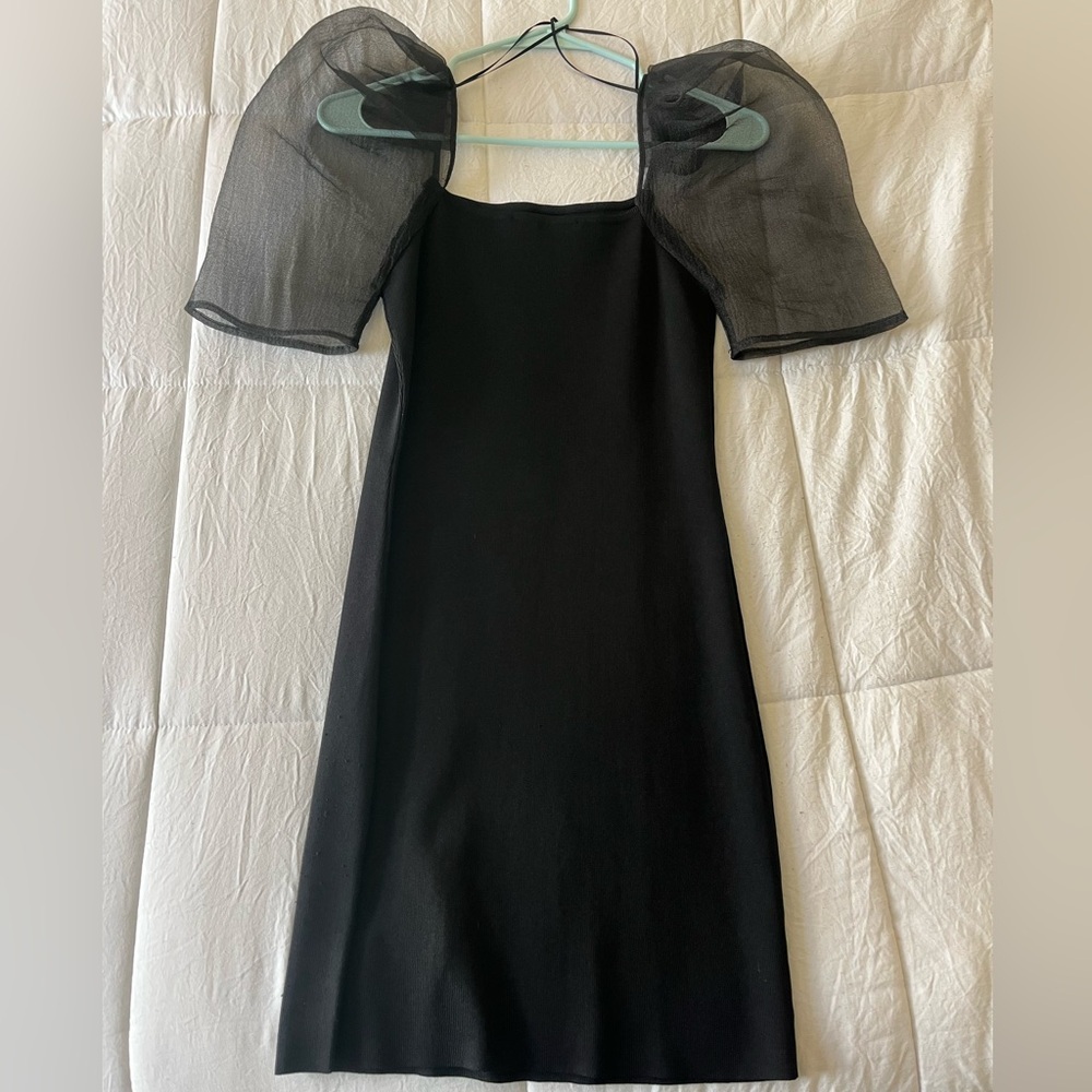 Endless Rose Black Mini Dress!